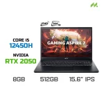 Laptop Gaming Acer Aspire 7 A715-76G-59MW (i5-12450H, RTX 2050 4GB, RAM 8GB DDR4, SSD 512GB, 15.6 Inch IPS FHD 144Hz, Win 11)